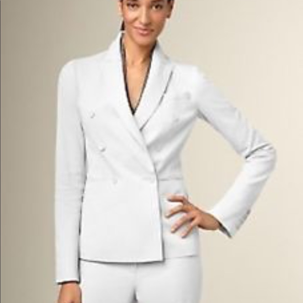 NWT Talbots White Blazer kate fit
